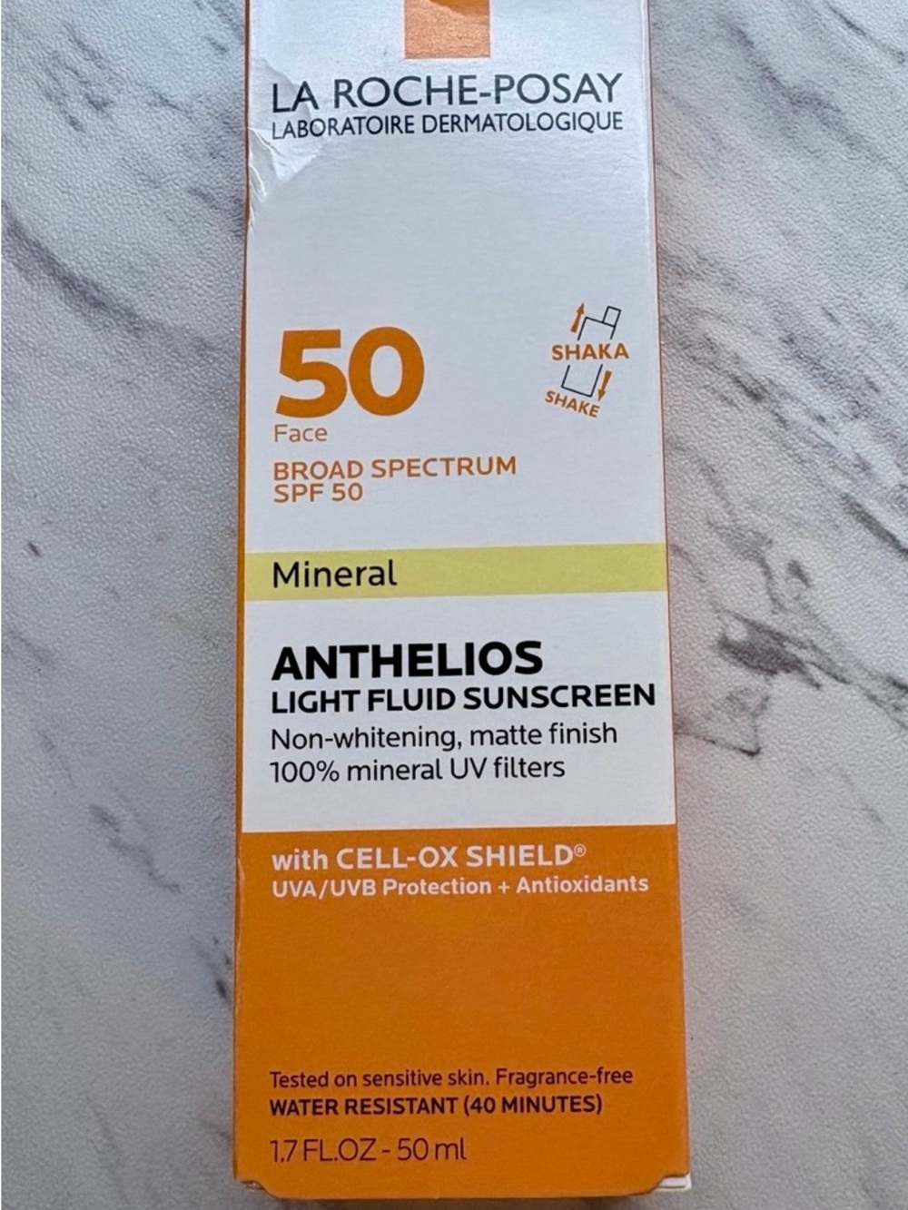 Anthelios Mineral Light Fluid Sunscreen SPF 50 - Orange